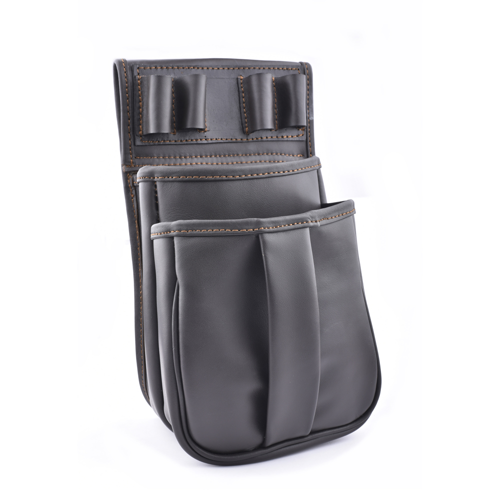 Leather Clay Game Shooting Belt Fitting Shotgun Cartridge Pouch Bag - 4