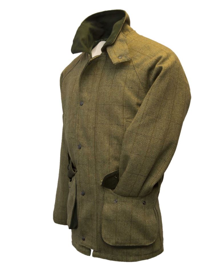Engelsk Tweed - Derby Tweed Shooting Jacket - LIGHT SAGE - 2