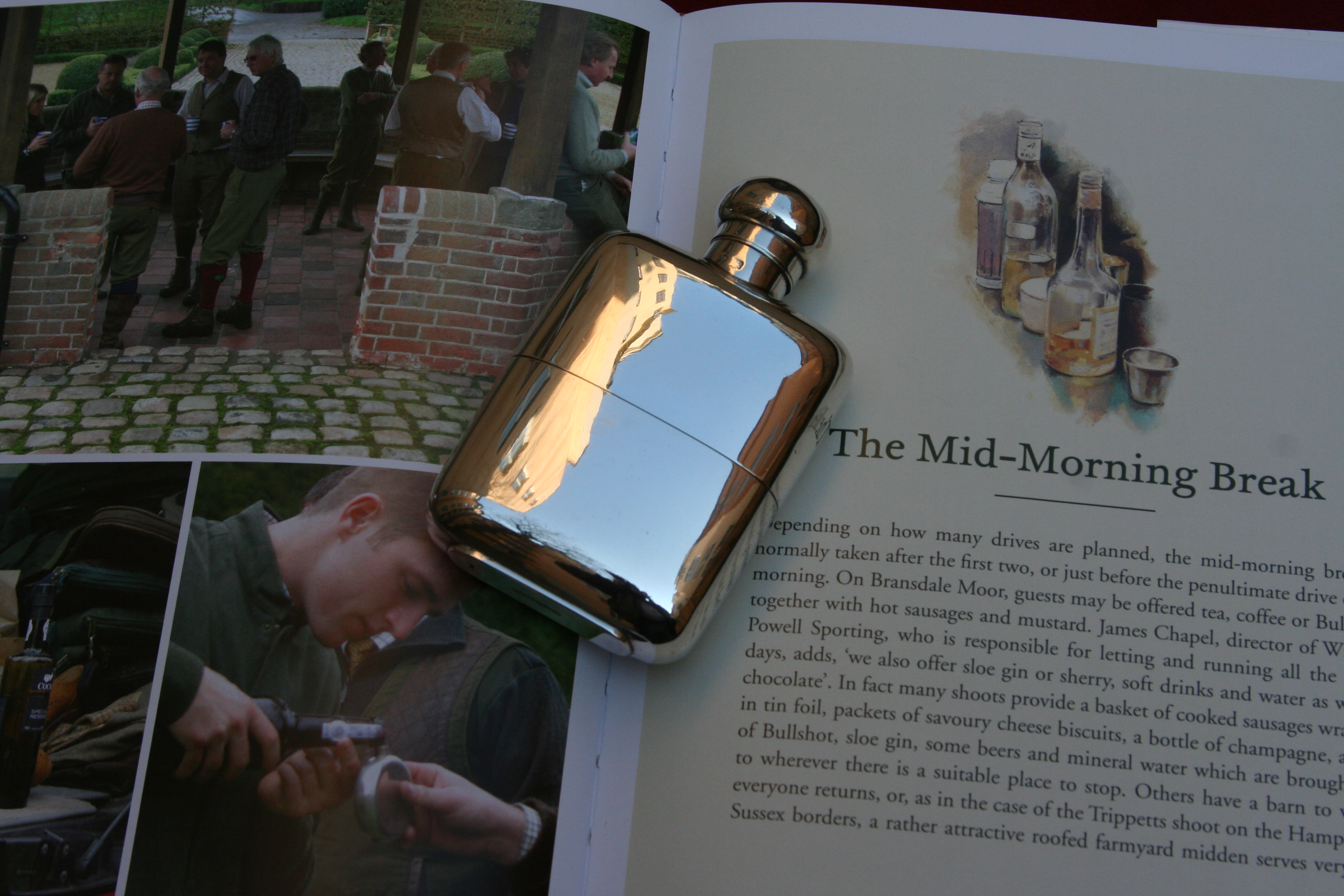 Hip Flasks - Vackra pluntor i silver, pläter och läder - 7