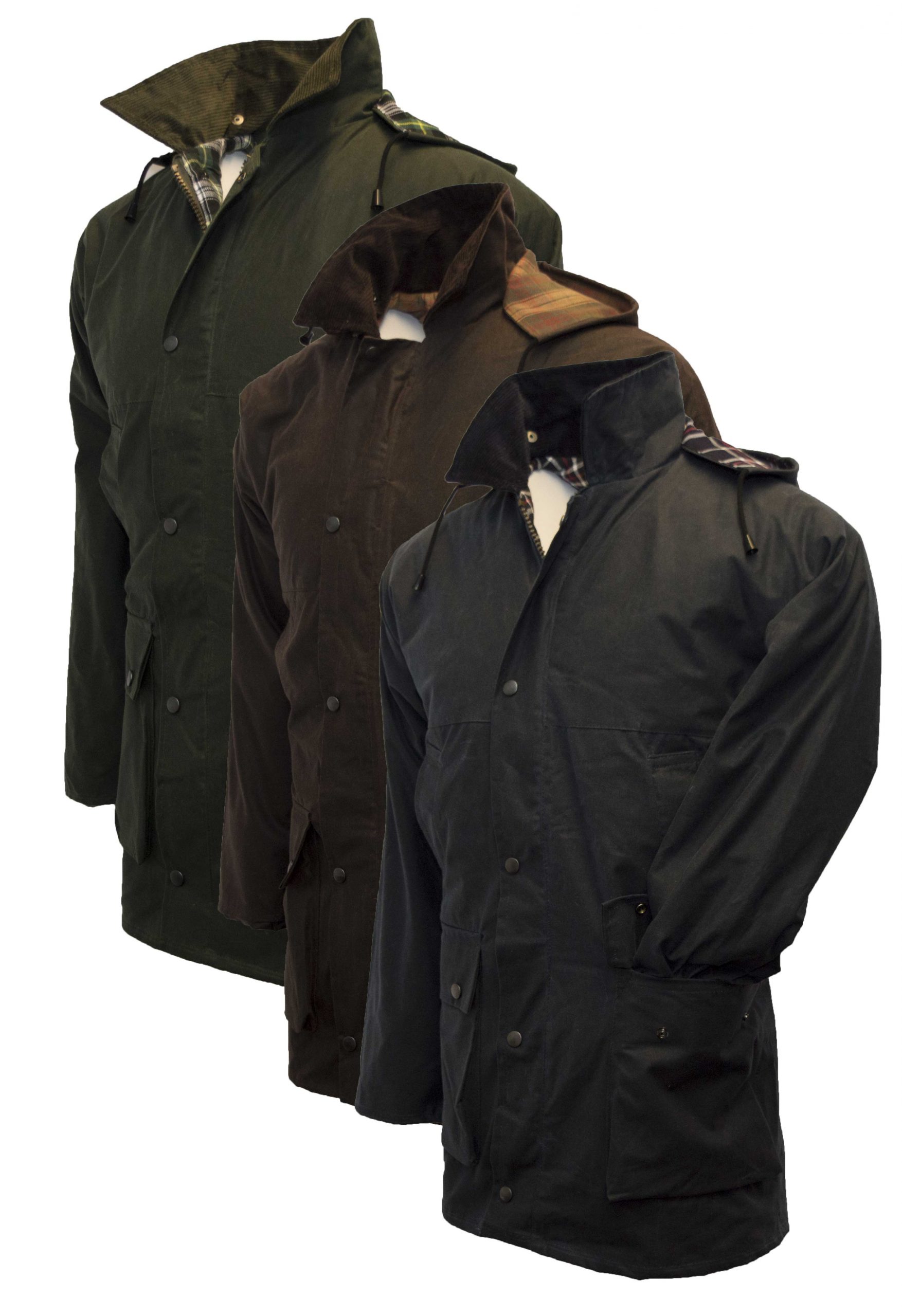 70% RABATT - Men's Padded Wax Jacket  - 100% Waxed Cotton   - 6