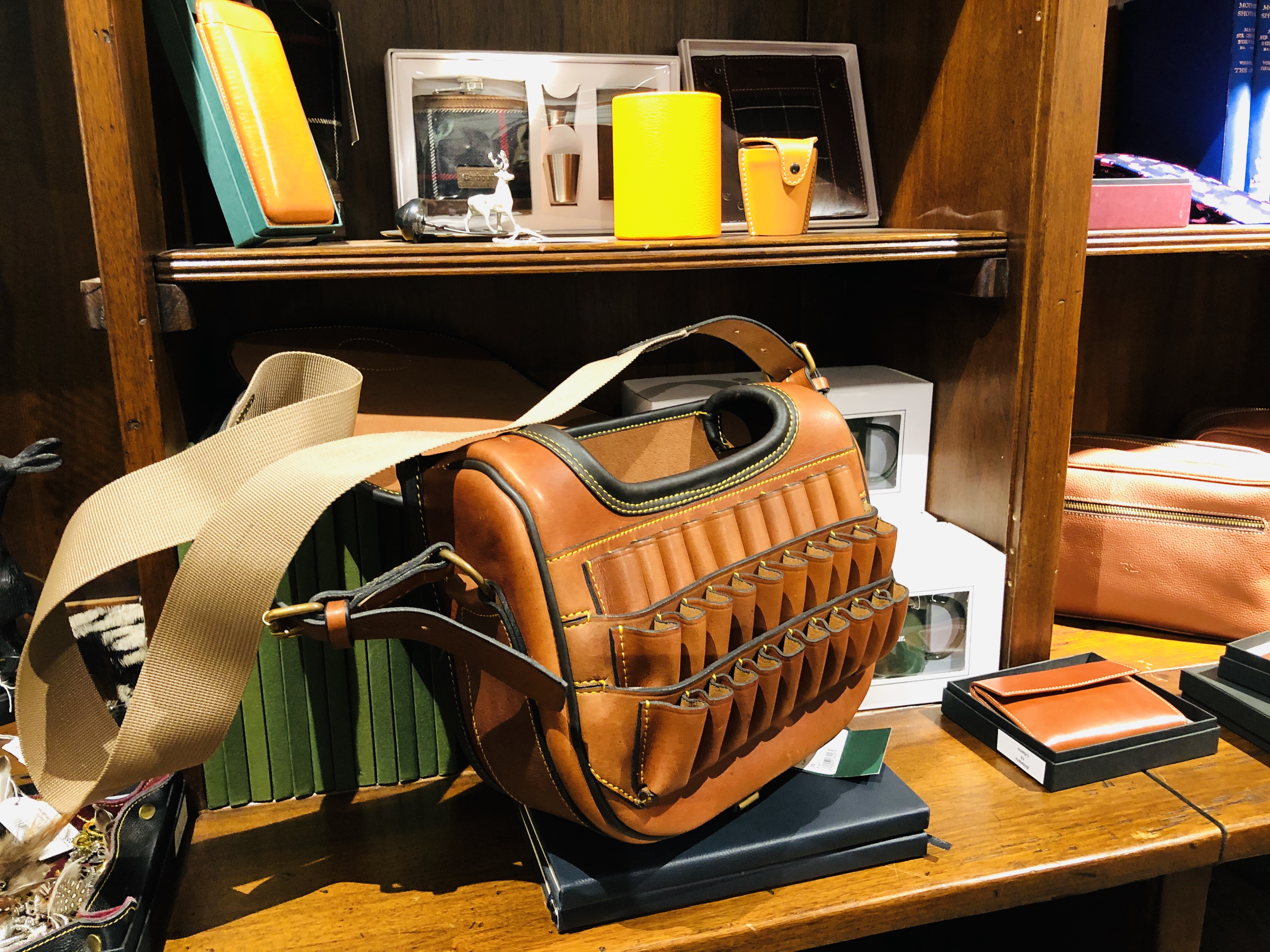 Loader Cartridge Bag Cowhide Leather  SLUTSÅLD! - 7