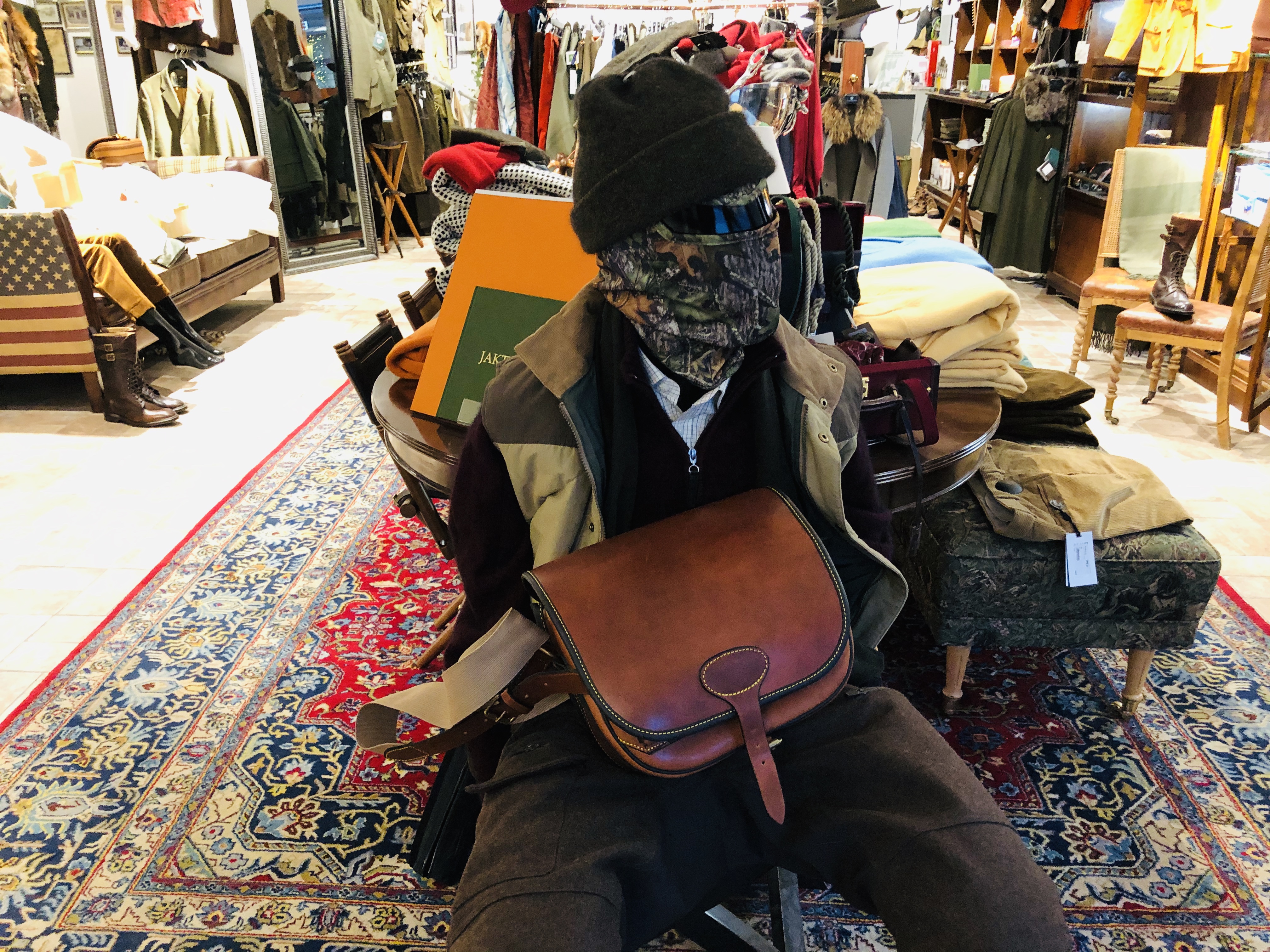 Loader Cartridge Bag Cowhide Leather  SLUTSÅLD! - 8