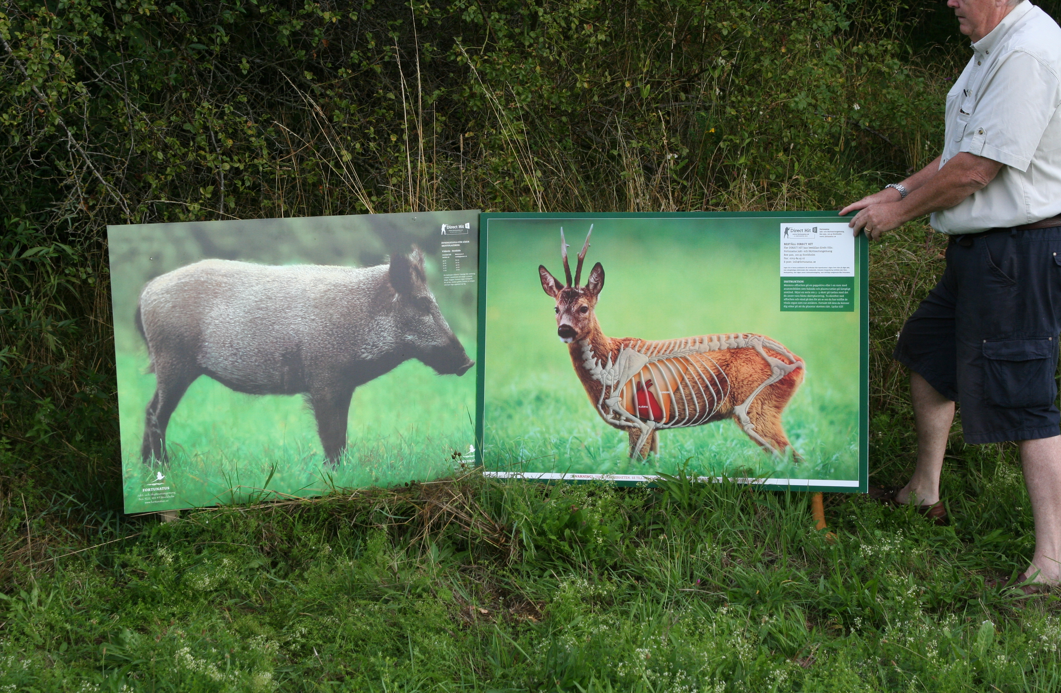 DIRECT HIT  Kanalplast 80 x 115 cm  Vildsvin och Rådjur - 3