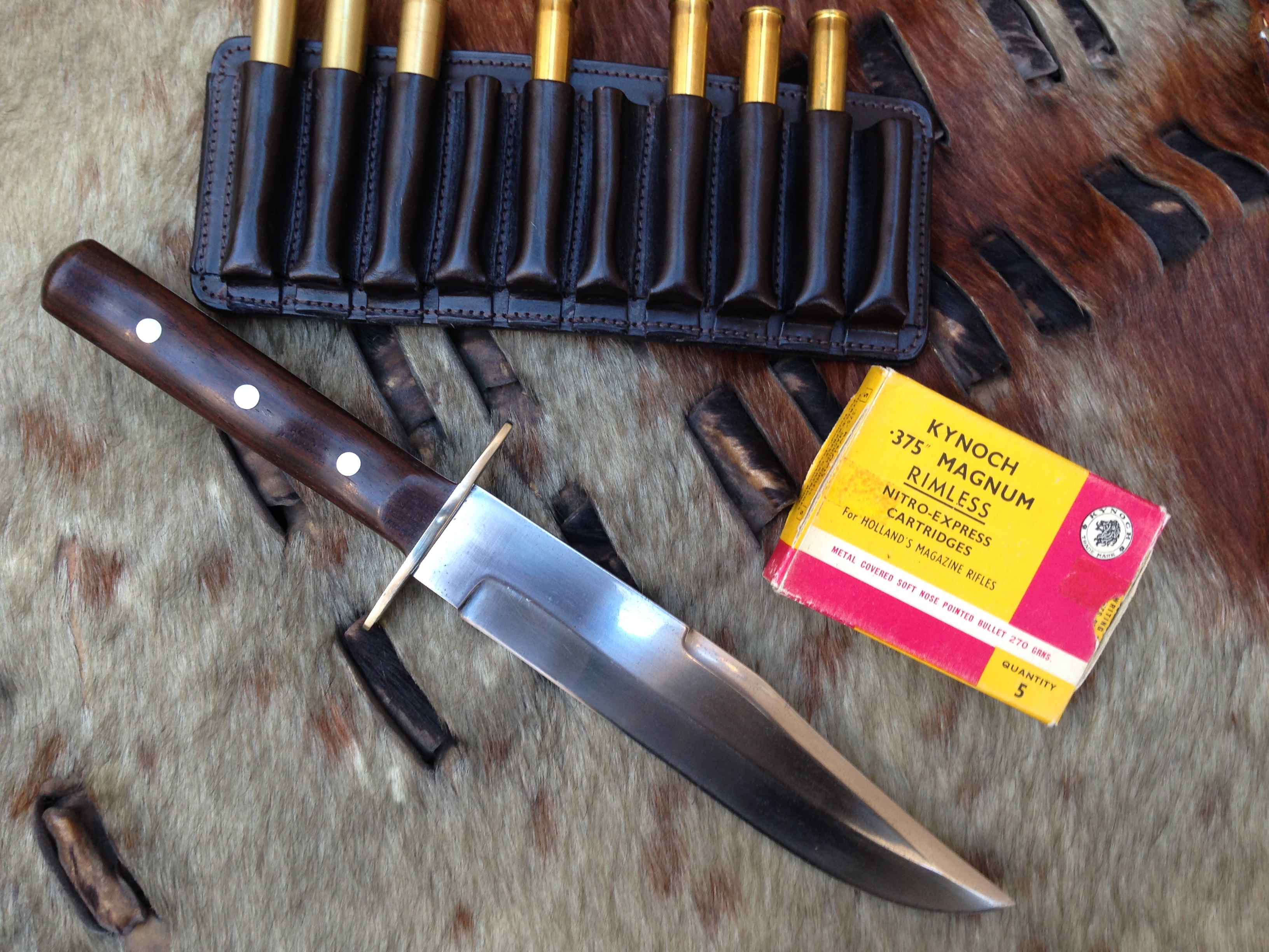 Vintage Bowie Knife 1970-tal - Rekonditionerad Toppskick - 4