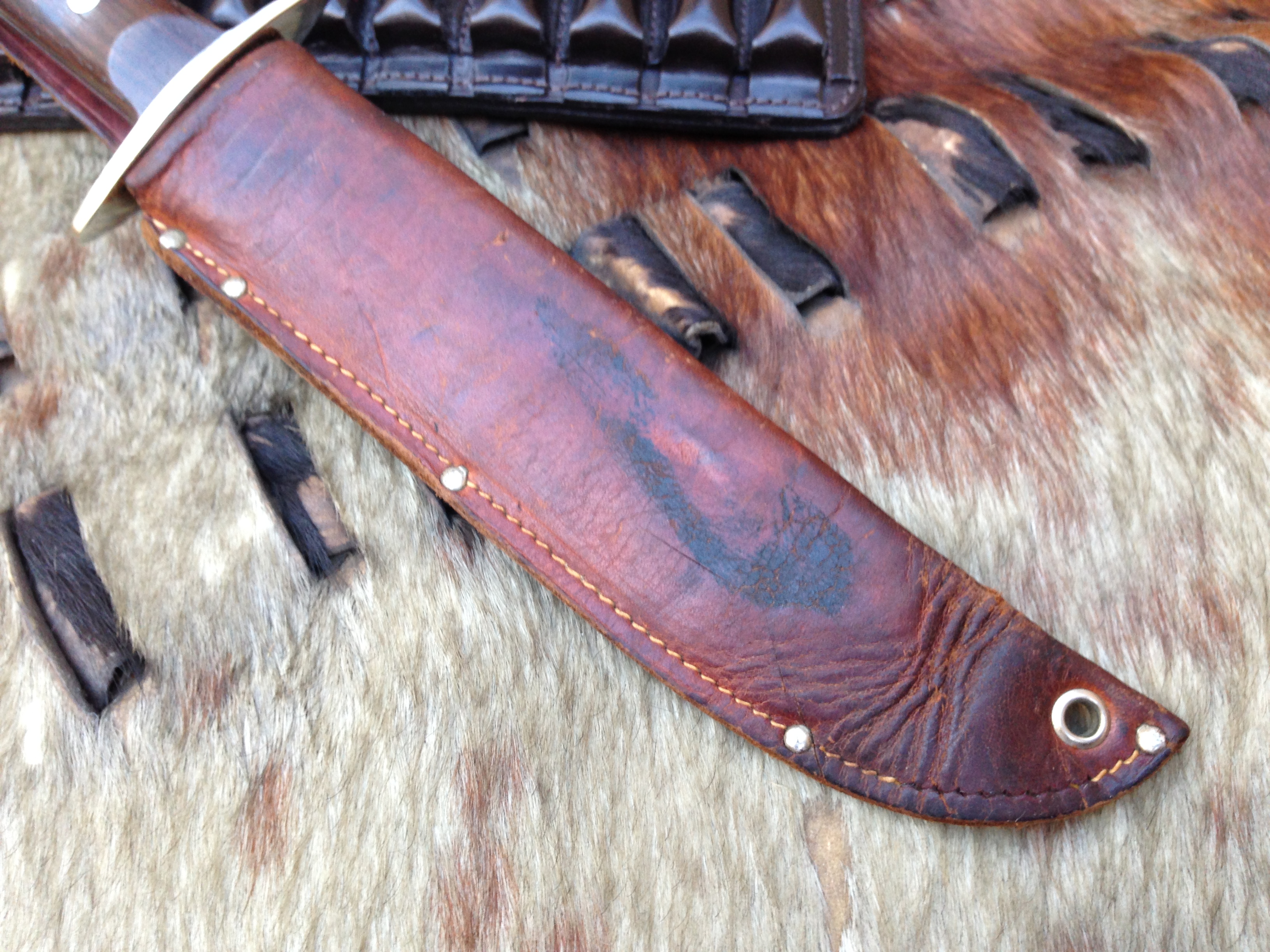 Vintage Bowie Knife 1970-tal - Rekonditionerad Toppskick - 6