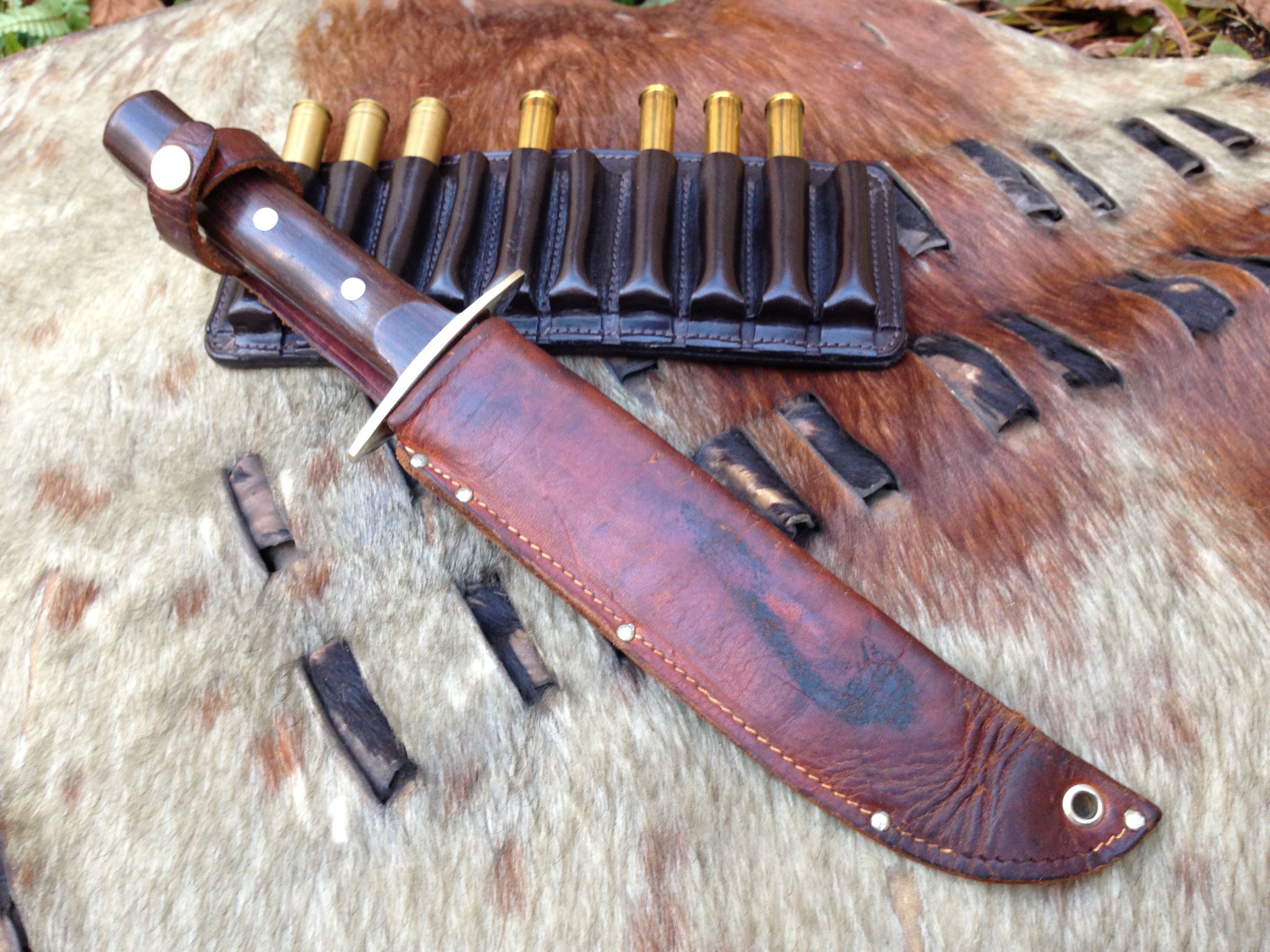 Vintage Bowie Knife 1970-tal - Rekonditionerad Toppskick - 7