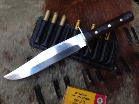 Vintage Bowie Knife 1970-tal - Rekonditionerad Toppskick - 2