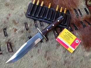 Vintage Bowie Knife 1970-tal - Rekonditionerad Toppskick