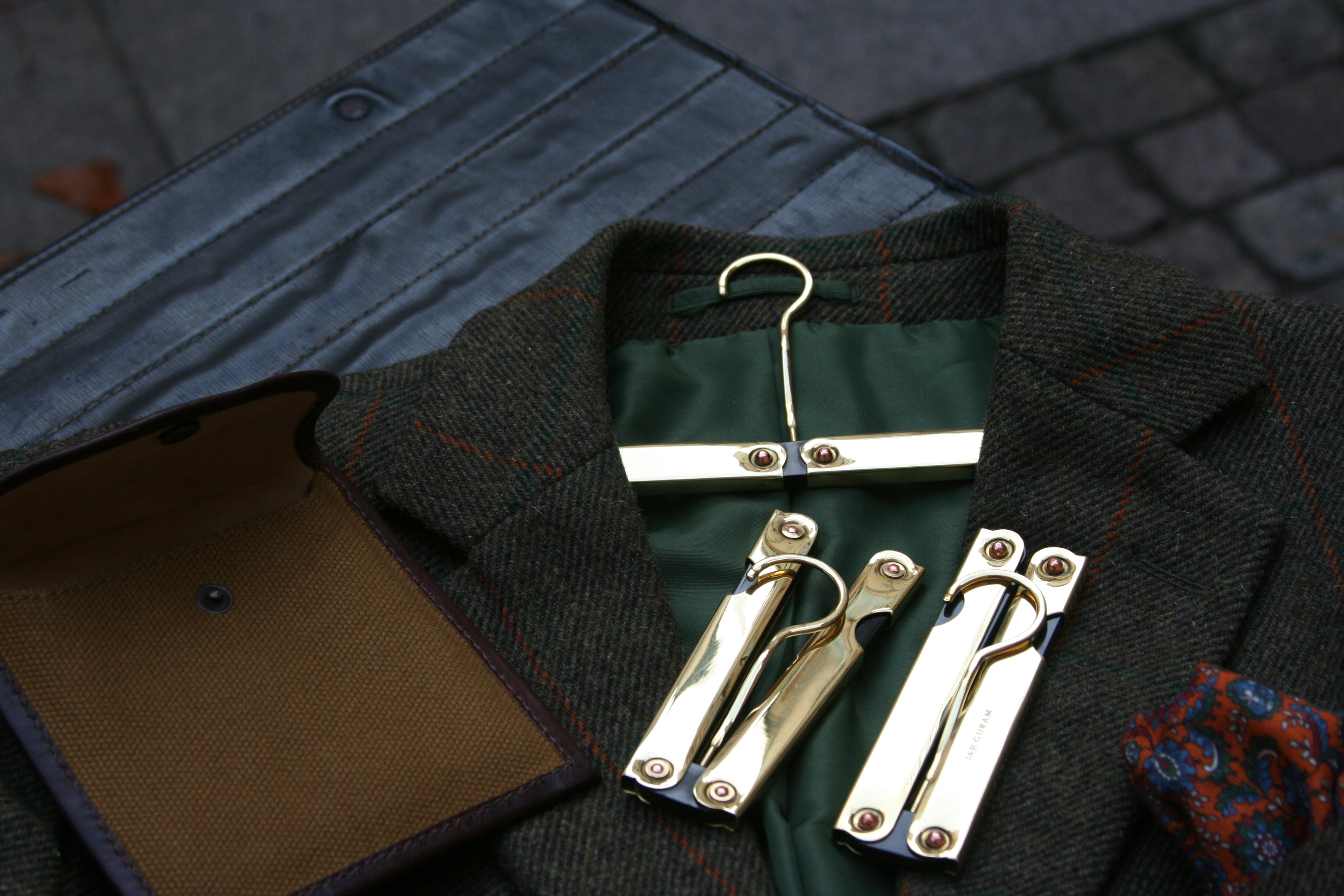 DUFFERIN TRAVEL HANGER SET - Mässing & Buffelhorn - 7
