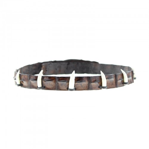 Hattband i Krokodil - Med CITES-intyg - 3