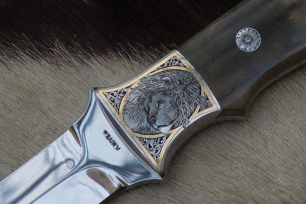 Custom Hunter - MÄSTERVERK i stål, mammut och guld - 5