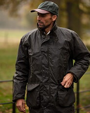 Inklusive vadderad väst - Oljerock Greendale  - 100% Waxed Cotton  Padded Jacket