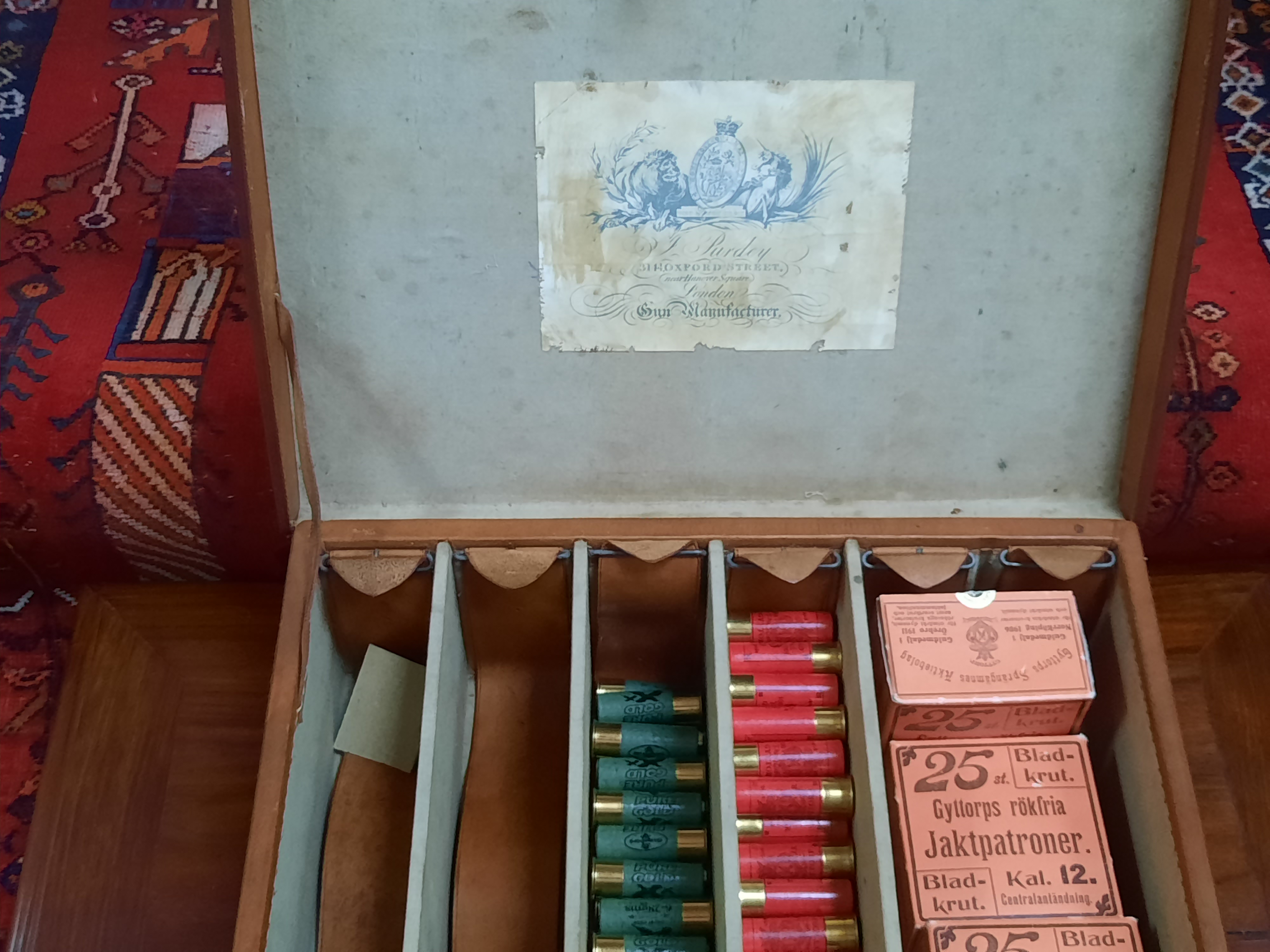 Magnifik PURDEY - Vintage Cartridge Case - Top Of The Line  SÅLD! - 4