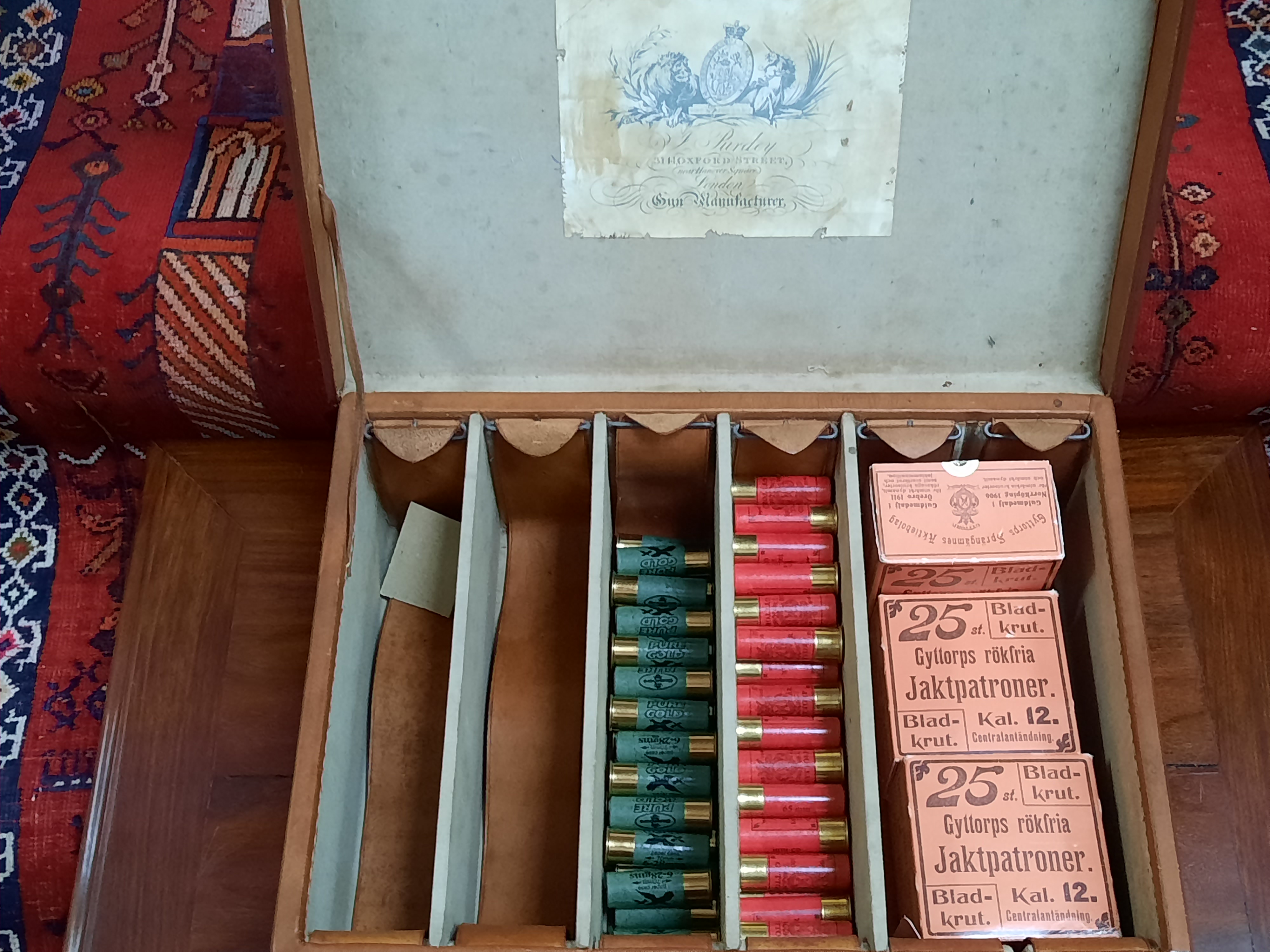 Magnifik PURDEY - Vintage Cartridge Case - Top Of The Line  SÅLD! - 6