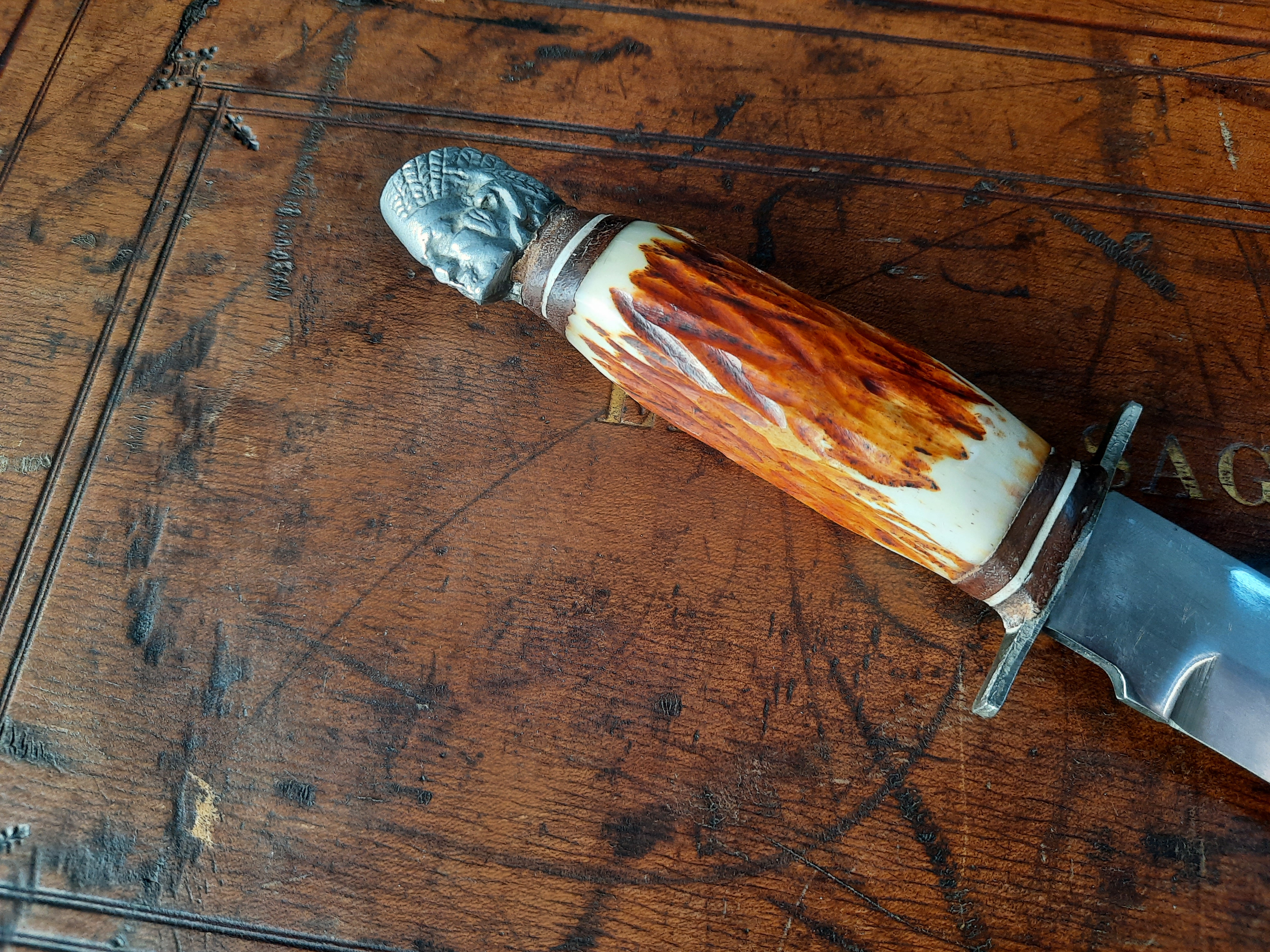 Vintage Tennessee Toothpick 34,3 cm Bowie Knife – Originalskick! - 7