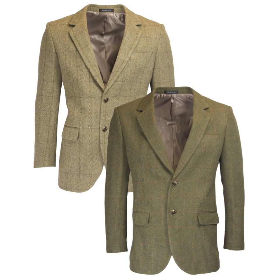 Engelsk Tweed - Derby Tweed Blazer - DARK SAGE - 4