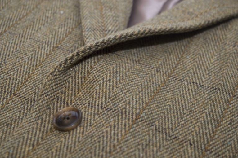 Engelsk Tweed - Derby Tweed Blazer - LIGHT SAGE - 4