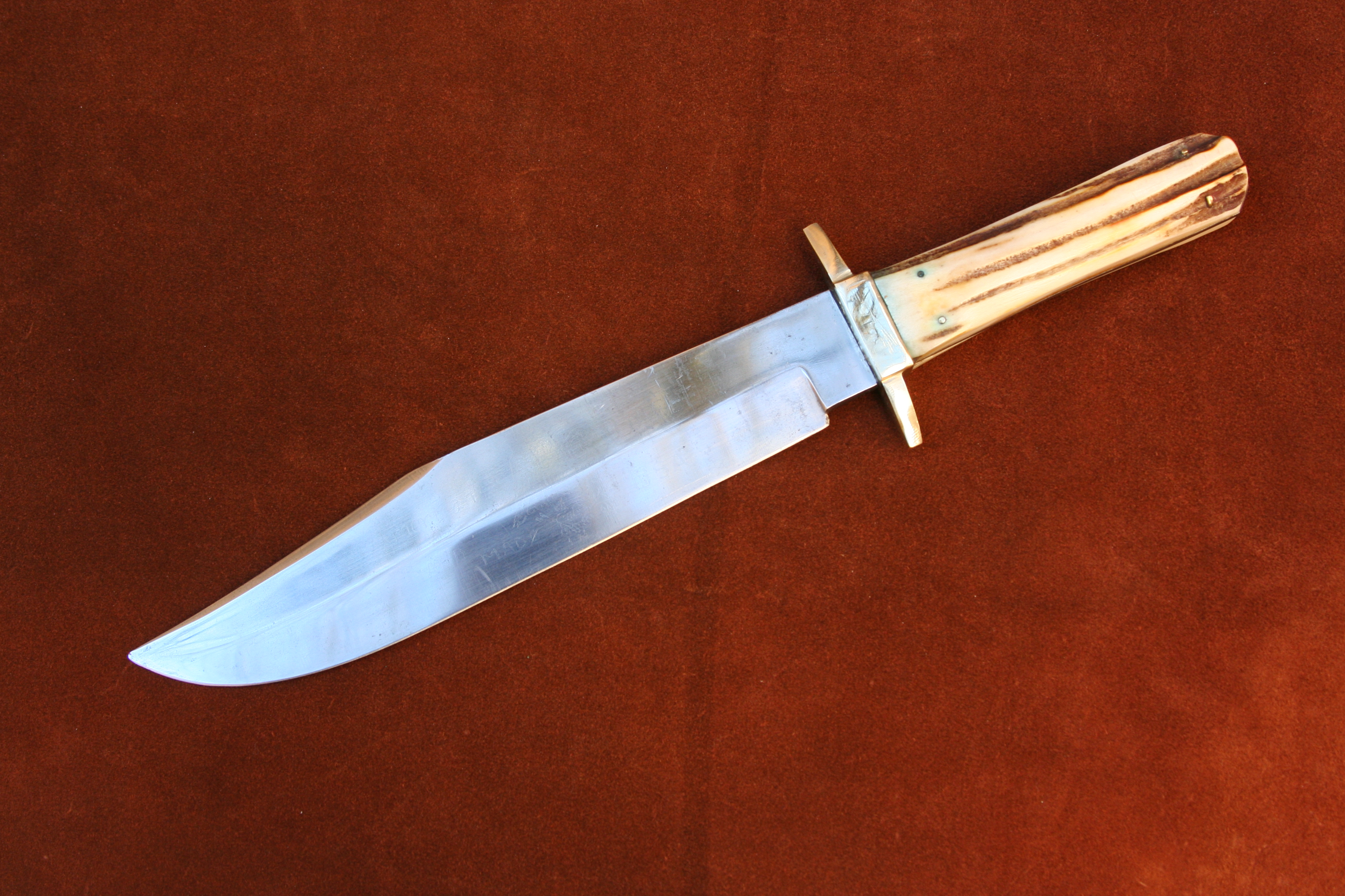 Vintage Bowie Knife 1960-tal US Handmade - En STOOOR kniv - 2