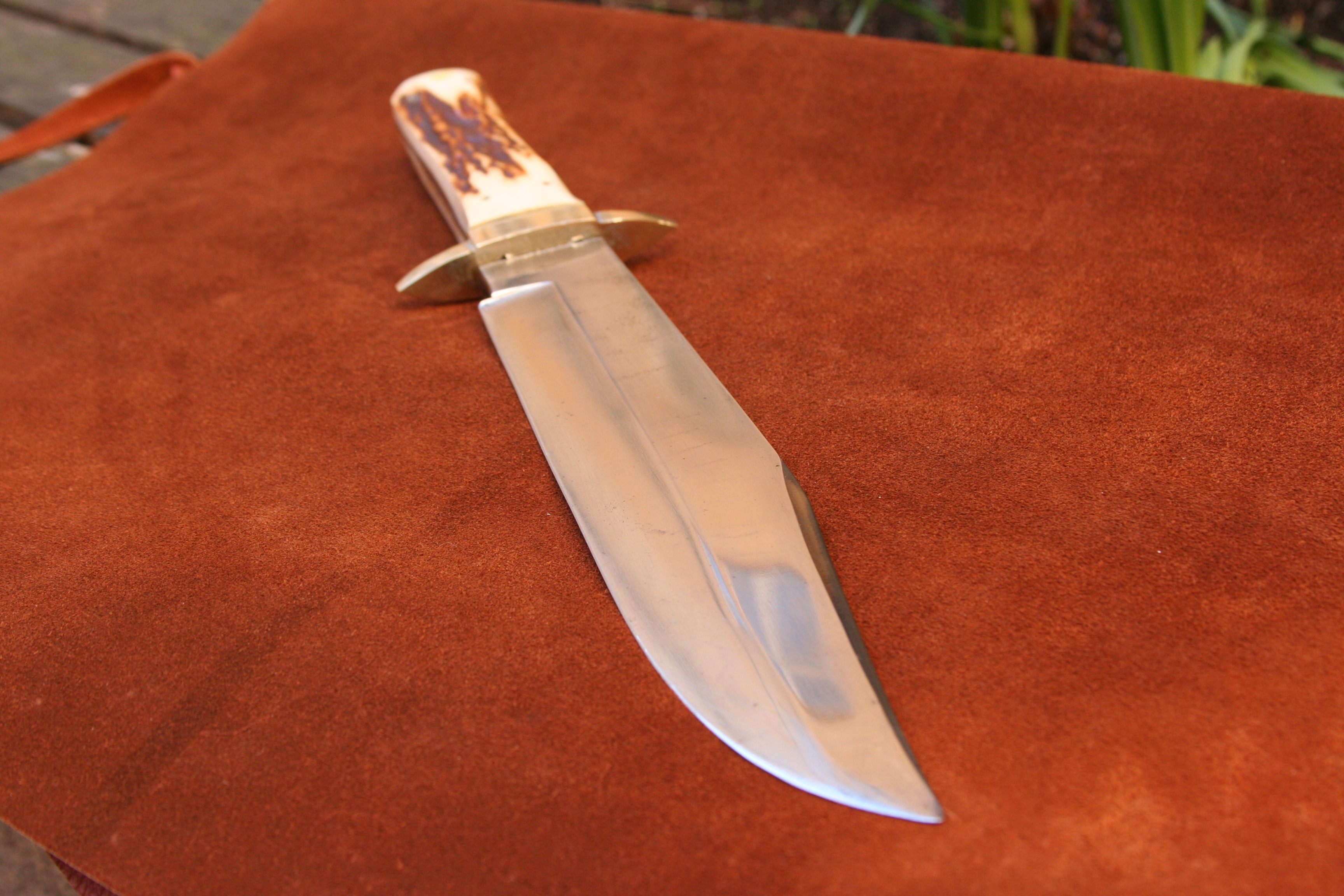 Vintage Bowie Knife 1960-tal US Handmade - En STOOOR kniv - 3