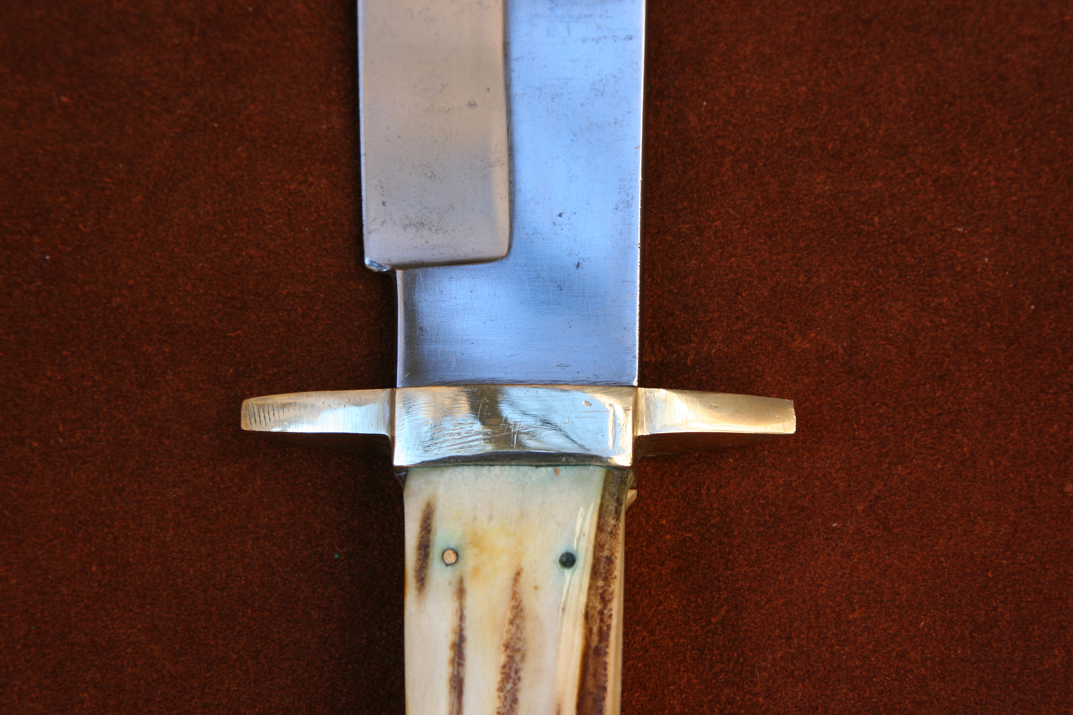 Vintage Bowie Knife 1960-tal US Handmade - En STOOOR kniv - 5
