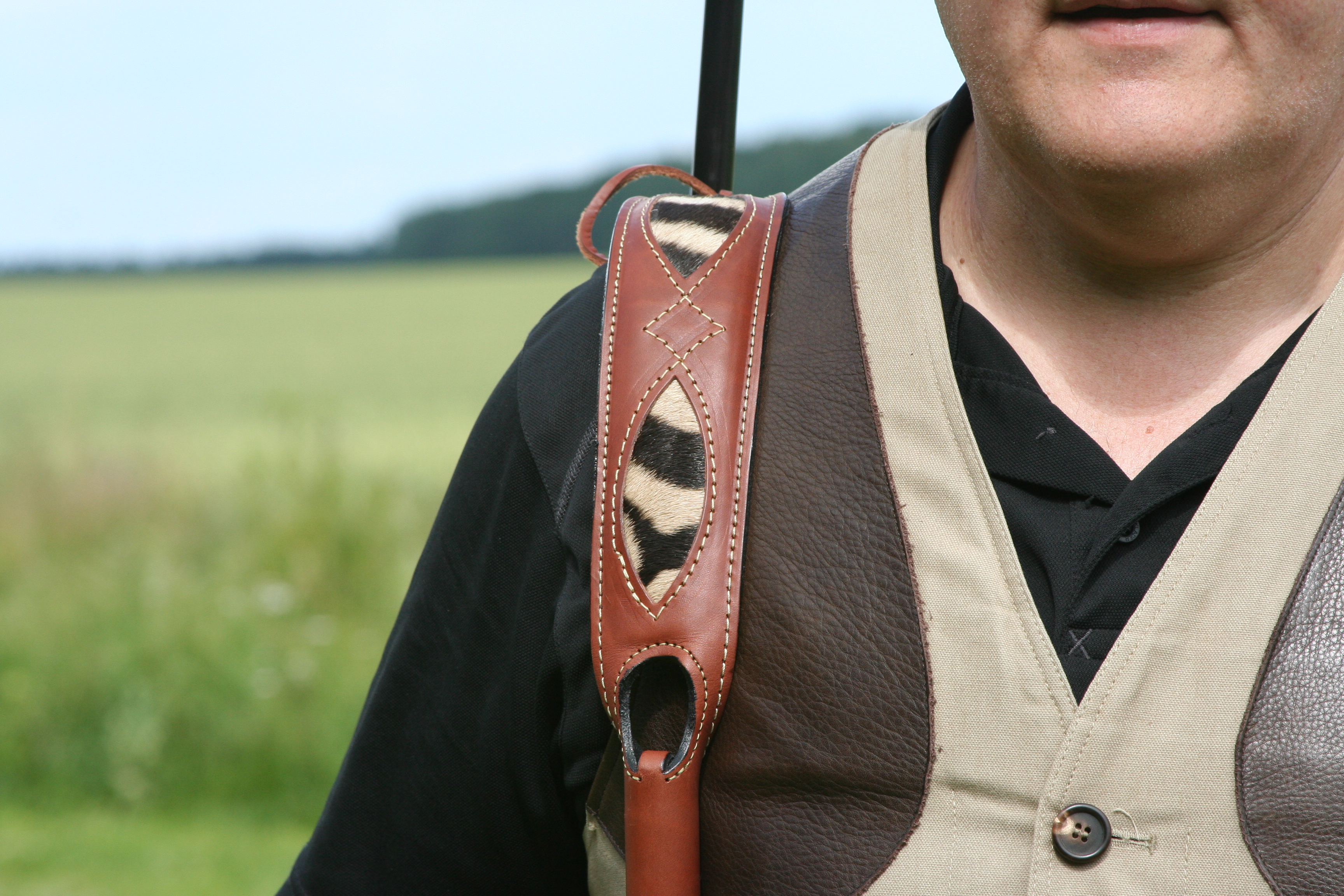 Gun sling med tumhål - Vadderad gevärsrem  - 7