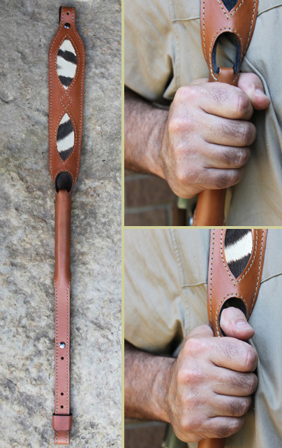 Gun sling med tumhål - Vadderad gevärsrem  - 10
