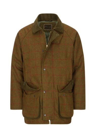 NU !!   50% RABATT*****  Engelsk Tweed - Derby Tweed Shooting Jacket - RED STRIPE - 2