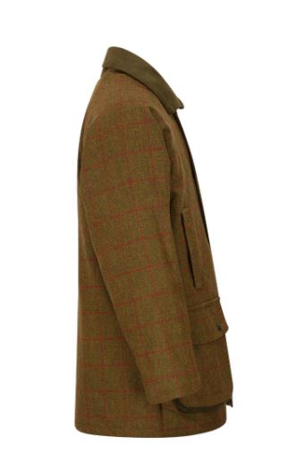 NU !!   50% RABATT*****  Engelsk Tweed - Derby Tweed Shooting Jacket - RED STRIPE - 4