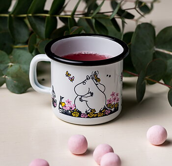 Emaljmugg Mumin Kram 2,5 dl