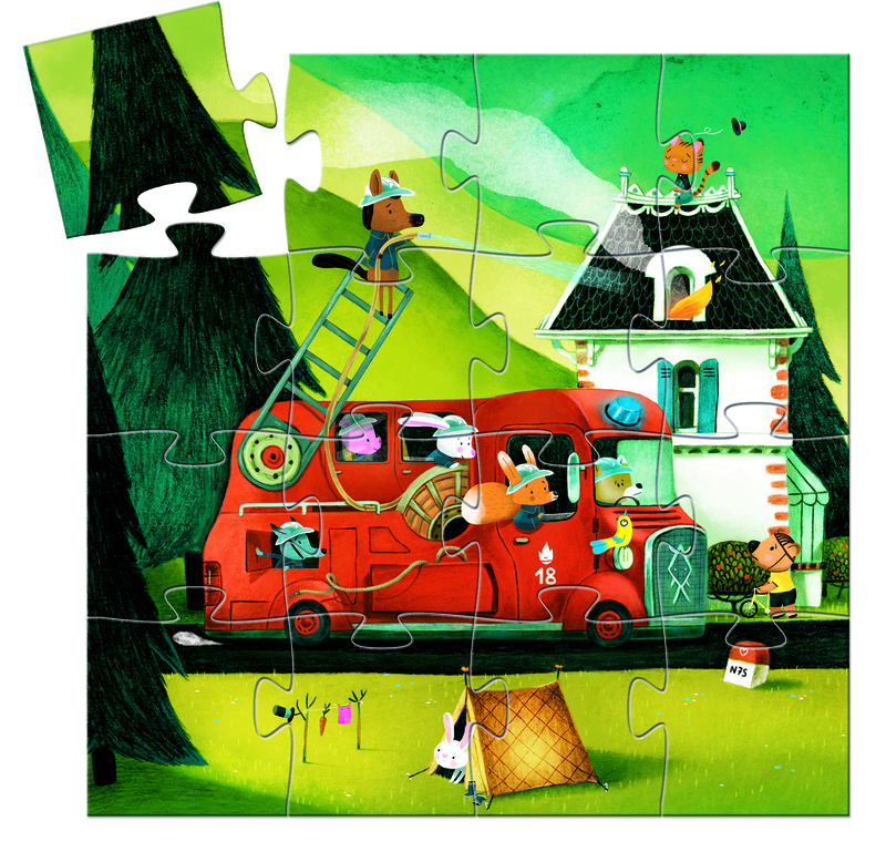 Pussel - Fire truck - 2