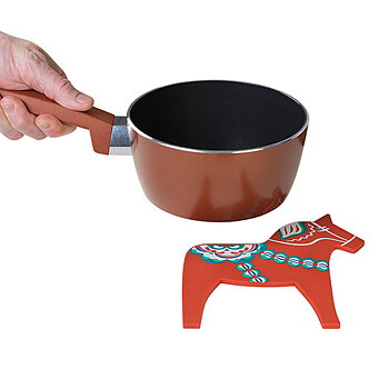 Grytunderlägg Dalahäst - röd