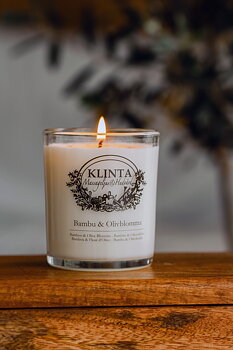 Klinta massageljus/doftljus - Bambu & Olivblomma