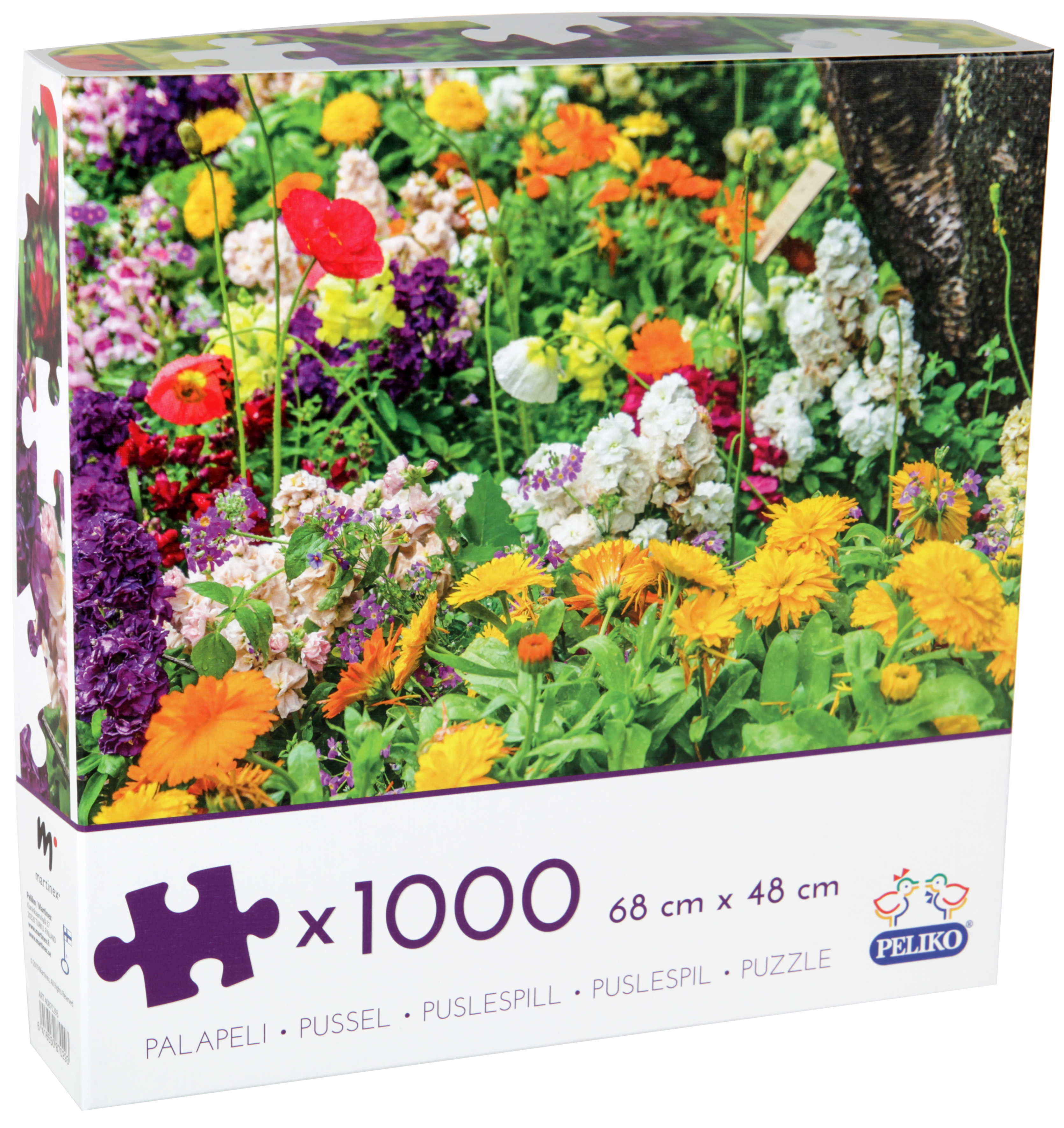 Pussel - Blommor 1000 bitar 