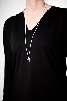 Halsband Dalahäst  Klassisk 85 cm