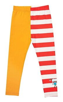  Leggings Pippi Långstrump rand röd