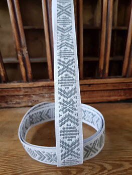 Reflexband Leksand Vit