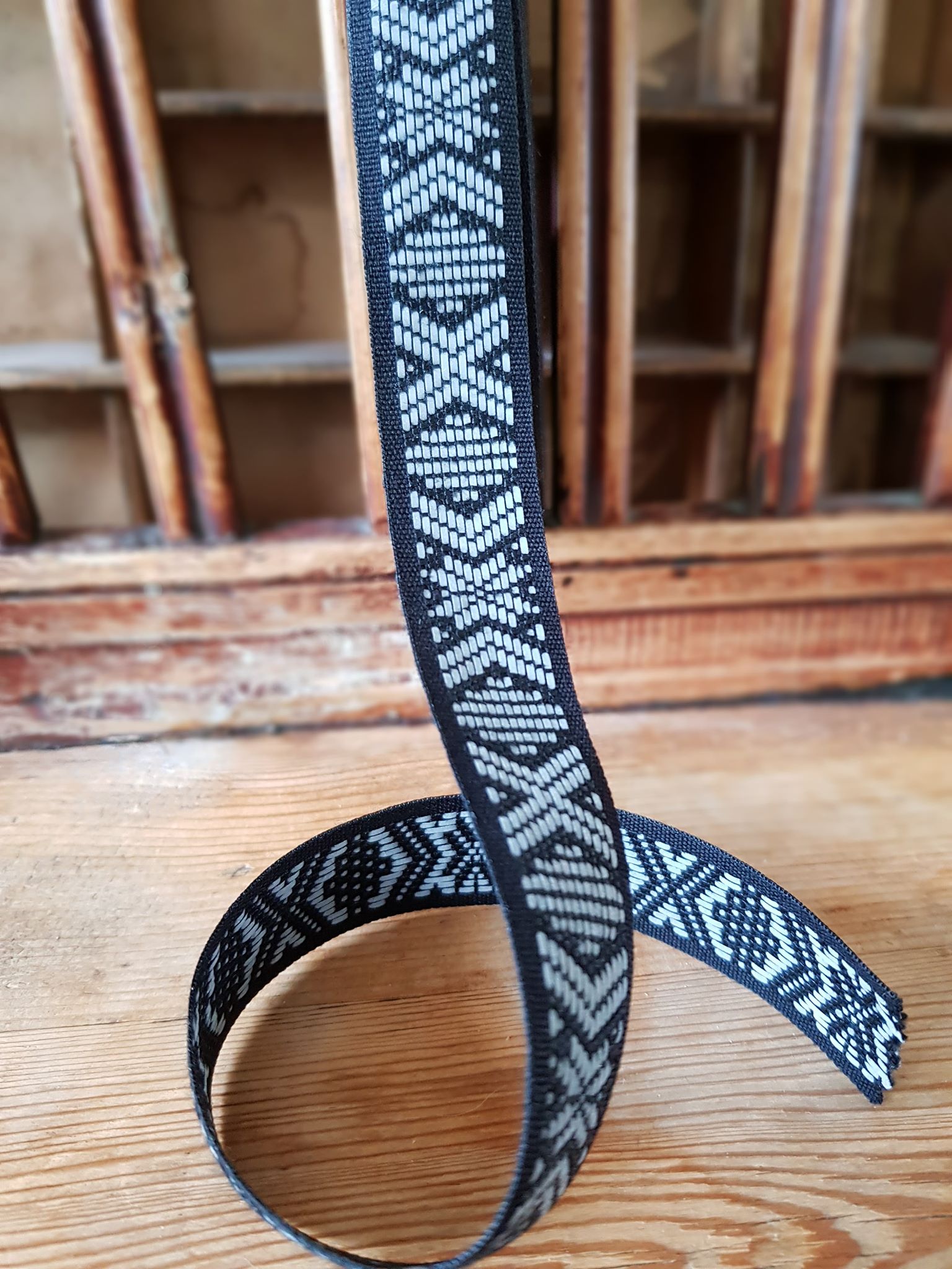 Reflexband Leksand Svart
