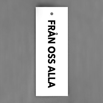 Hang tags - Från oss alla