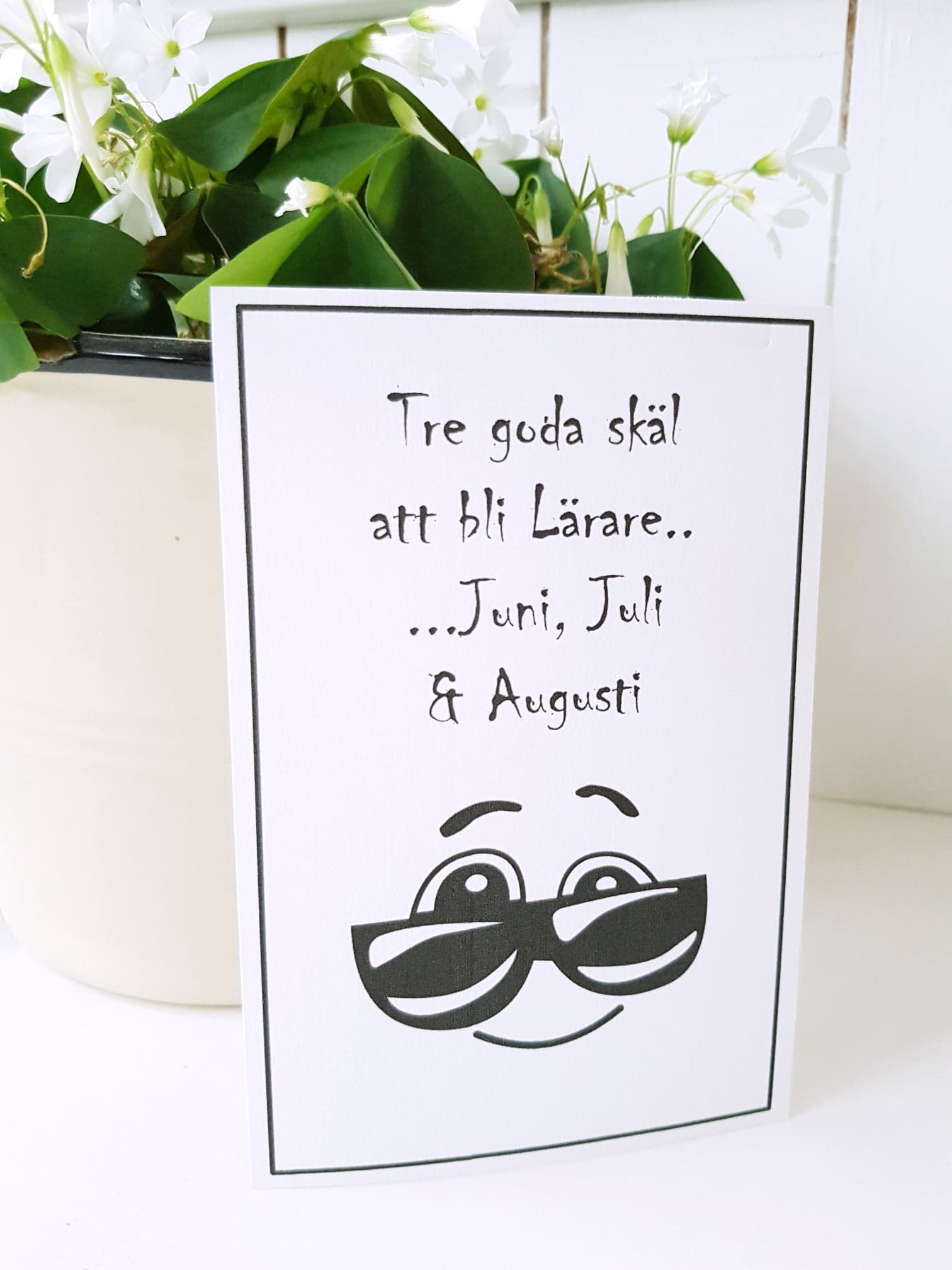 Kort "Tre goda skäl att bli lärare...."