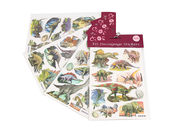 Glitterstickers Dinosaur - 2