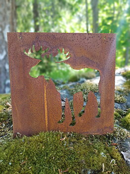 Trädgårdsskylt - Älg
