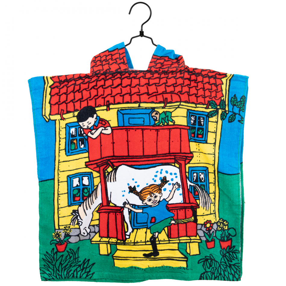 Badponcho Pippi Långstrump