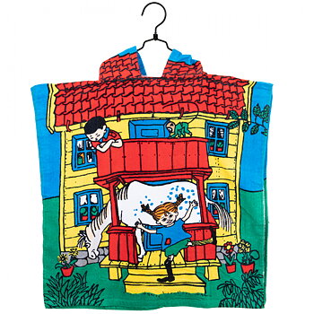 Badponcho Pippi Långstrump