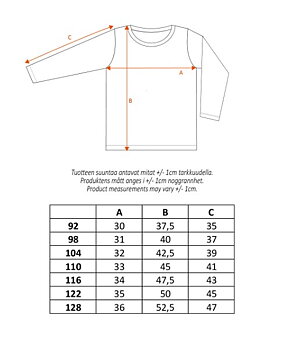 T-shirt  Mumin Störtflod - Blå