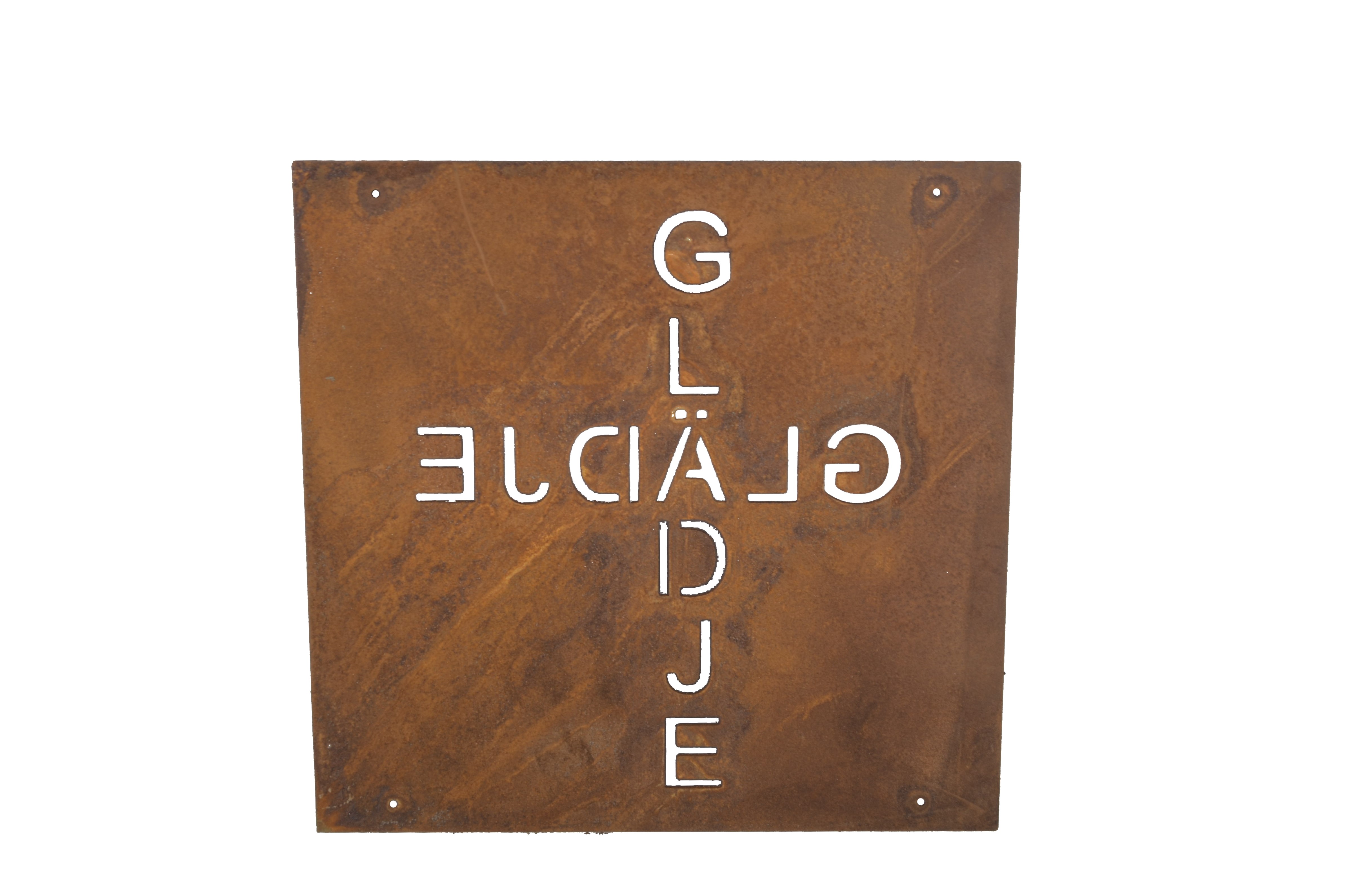 Trädgårdsskylt - Glädje - 3