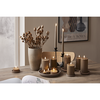LED Värmeljus Flamme Flow Mullvad 2-pack