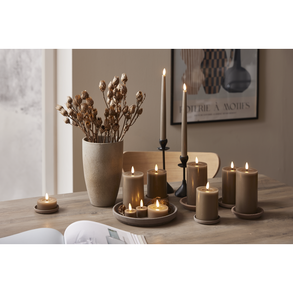 LED Värmeljus Flamme Flow Mullvad 2-pack - 2