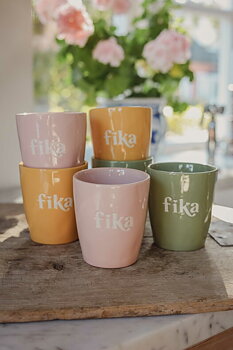 Majas mugg Fika - Rosa