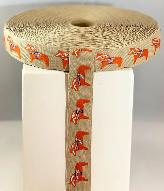 Band Dalahäst Beige