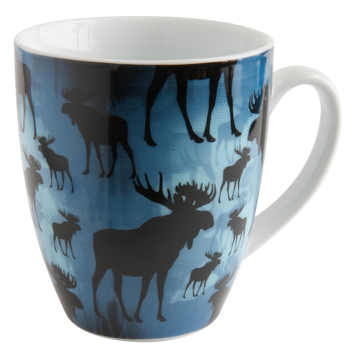 Mugg Älg Blå